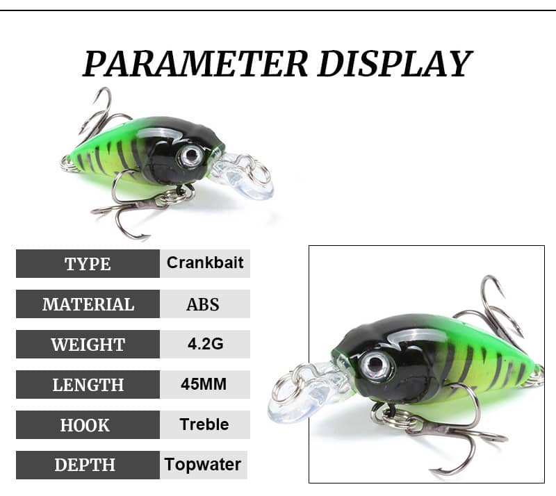 China whuy-333 4.5cm 4.2g crankbait artificial fishing lure manufacturers  and suppliers